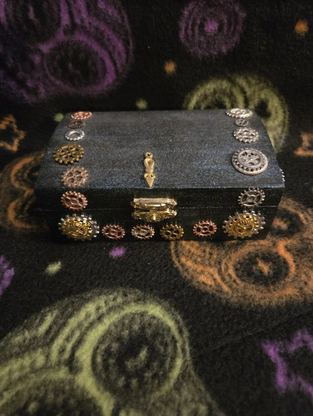 Steampunk Gears Jewelry Box
